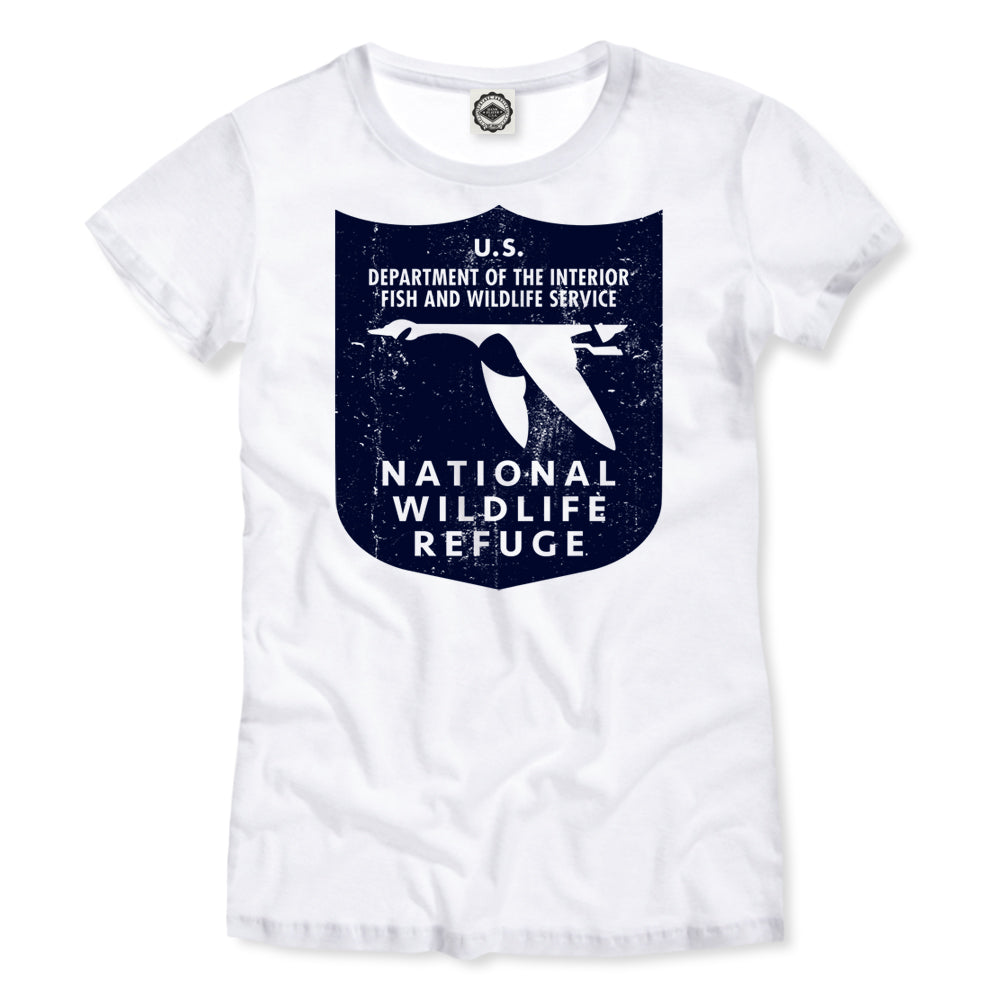 National Wildlife Refuge Logo Women's Tee