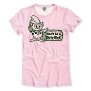 Woodsy Owl "Don't Be A Dirty Bird" Women's Tee