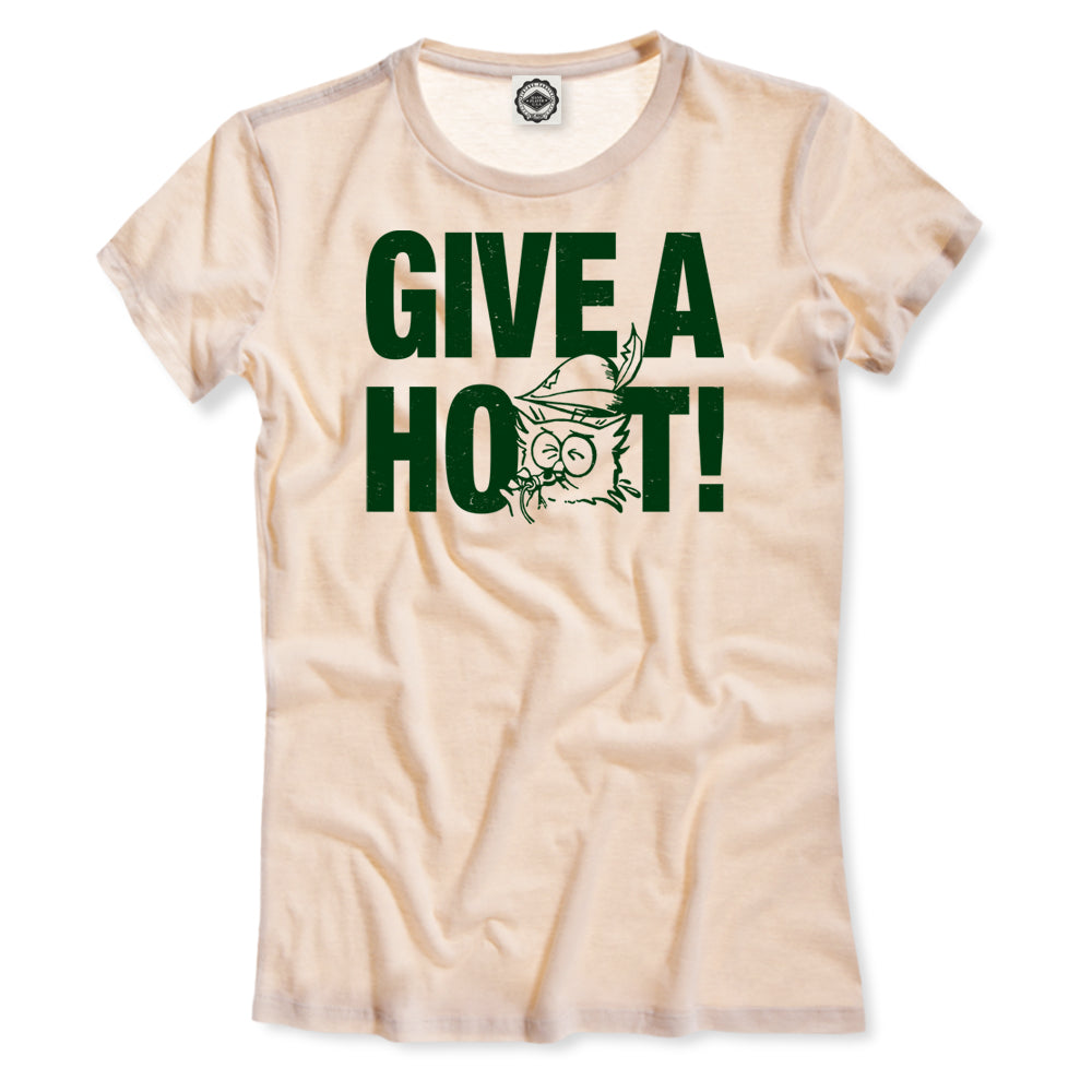 Woodsy Owl "Give A Hoot" Women's Tee