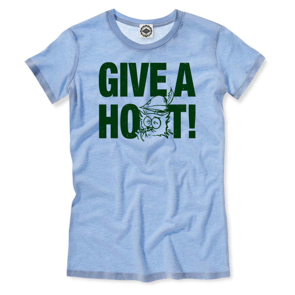 Woodsy Owl "Give A Hoot" Women's Tee