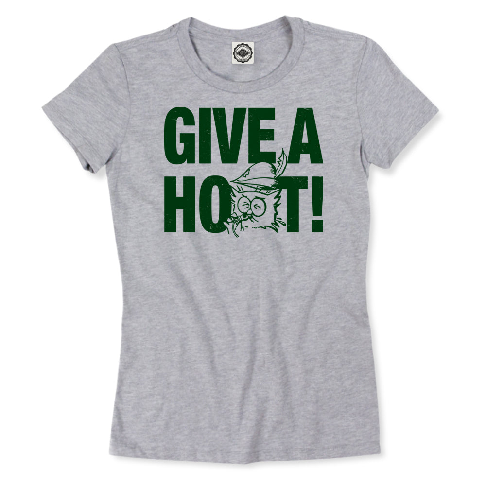 Woodsy Owl "Give A Hoot" Women's Tee