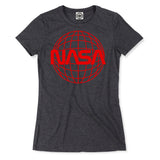 NASA Worm Globe Women's Relaxed Fit Tee