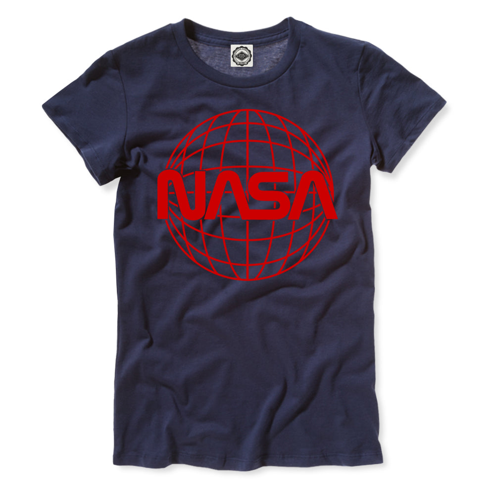 NASA Worm Globe Women's Tee