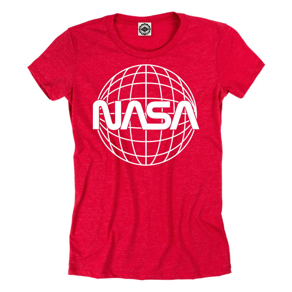 NASA Worm Globe Women's Tee