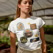 Smokey Bear Patches Women's Tee