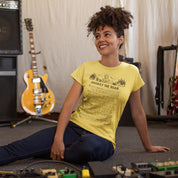 Smokey Bear "Smokey The Bear Lyrics" Women's T-Shirt in Vintage Yellow