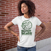 Woodsy Owl "Join Woodsy's Campaign" Women's T-Shirt in White