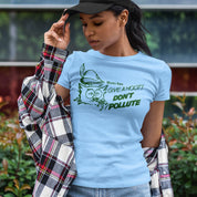 Woodsy Owl "Woodsy Says" Women's T-Shirt in Ice Blue